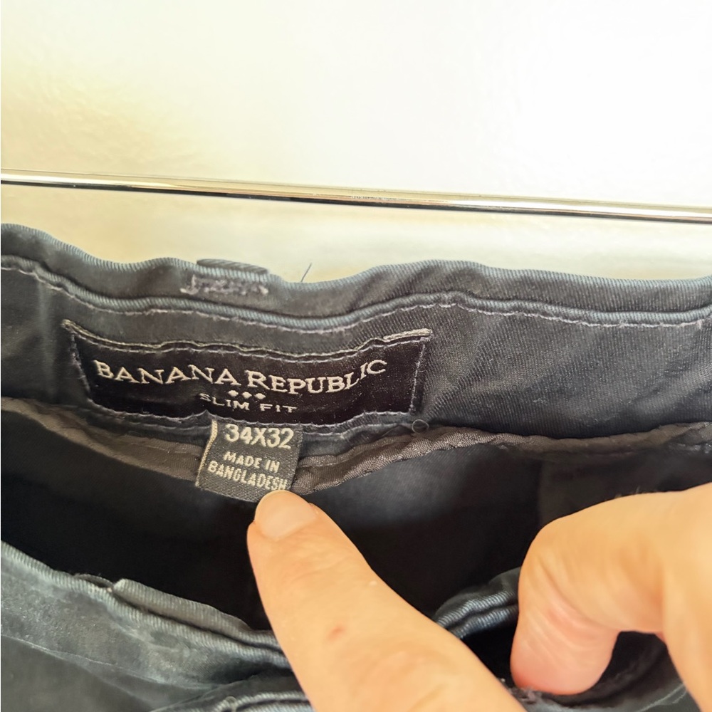 Men's Casual Chino Pants -Slim Fit 34x32 - Picture 2 of 3